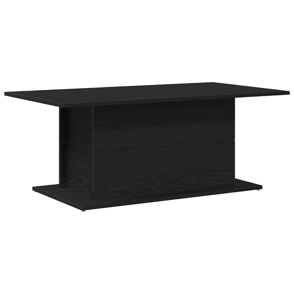 Kaffebord Svart Eik 102 x 55,5 x 40 cm Konstruert tre