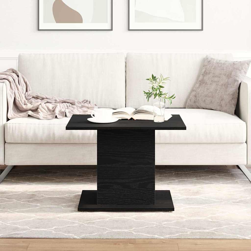 Kaffebord Svart Eik 55,5 x 55,5 x 40 cm Konstruert tre