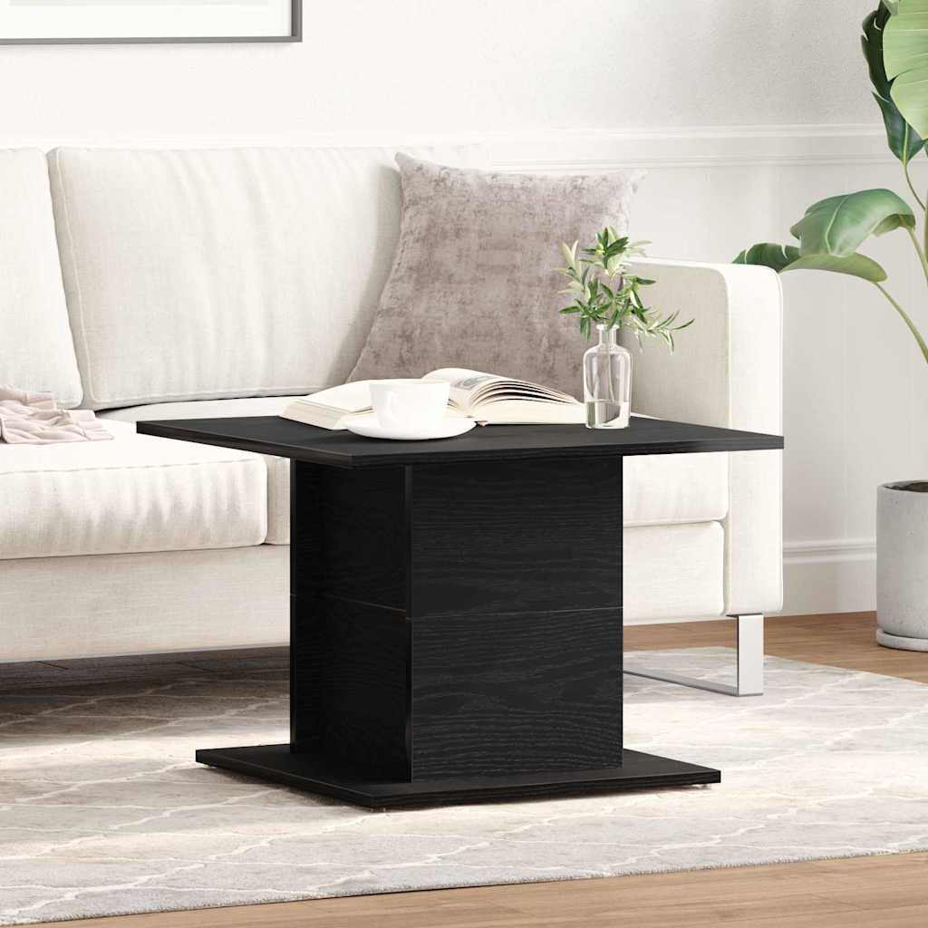 Kaffebord Svart Eik 55,5 x 55,5 x 40 cm Konstruert tre