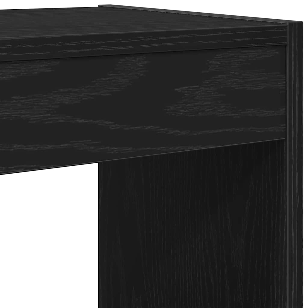 Bokskap Svart Eik 40 x 30 x 198 cm Konstruert tre