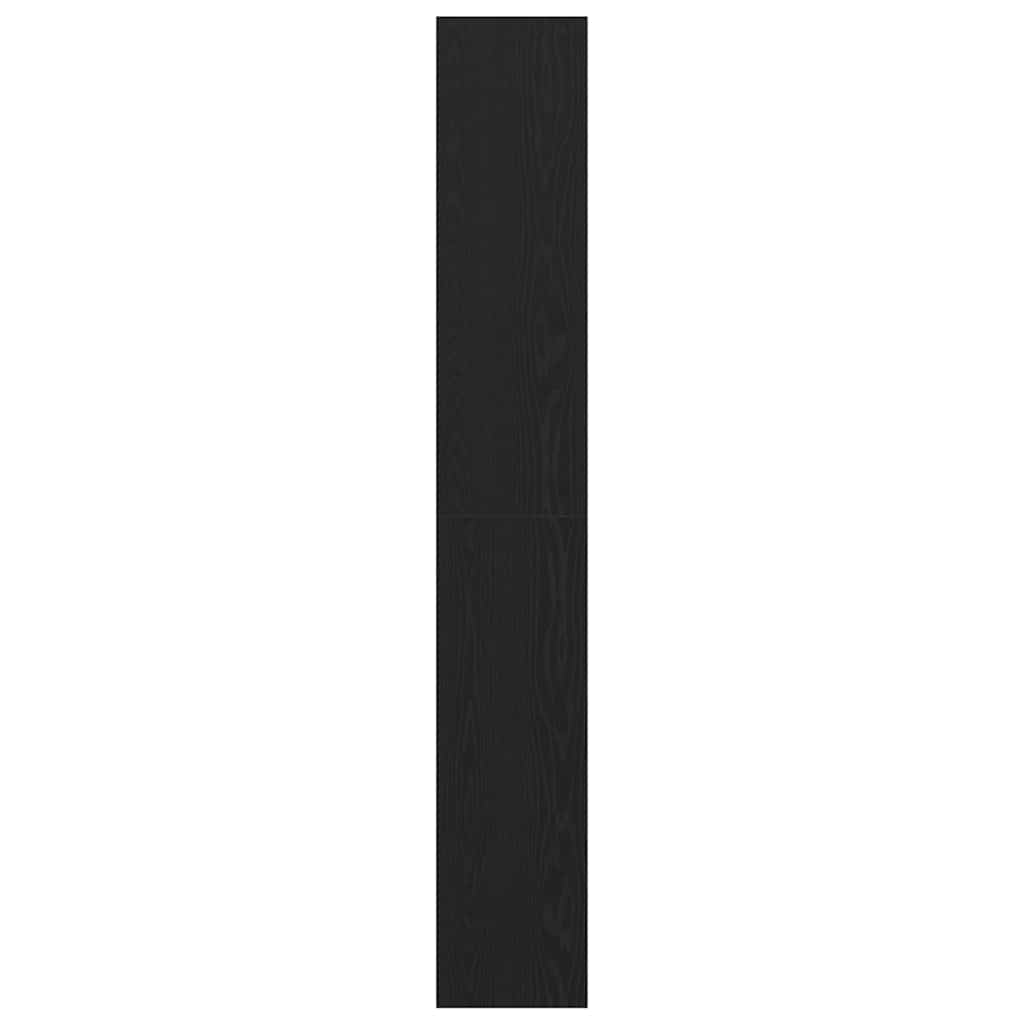 Bokskap Svart Eik 40 x 30 x 198 cm Konstruert tre