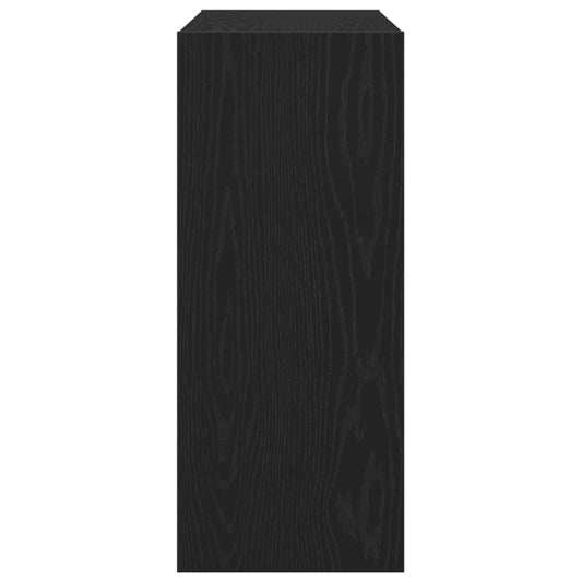Bokhylle Svart Eik 100 x 30 x 72 cm Konstruert tre