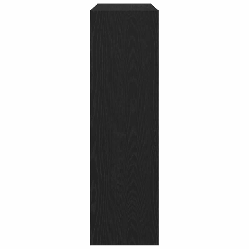 Bokskap Svart Eik 100 x 30 x 103 cm Konstruert tre