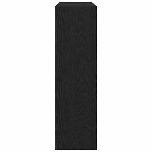 Bokskap Svart Eik 100 x 30 x 103 cm Konstruert tre