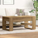 Kaffebord Artisan Eik 102 x 55 x 45 cm Konstruert tre
