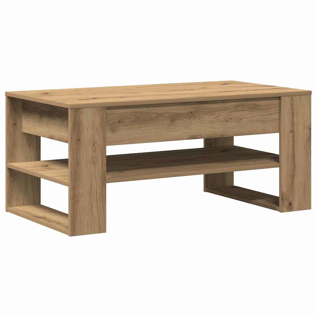 Kaffebord Artisan Eik 102 x 55 x 45 cm Konstruert tre