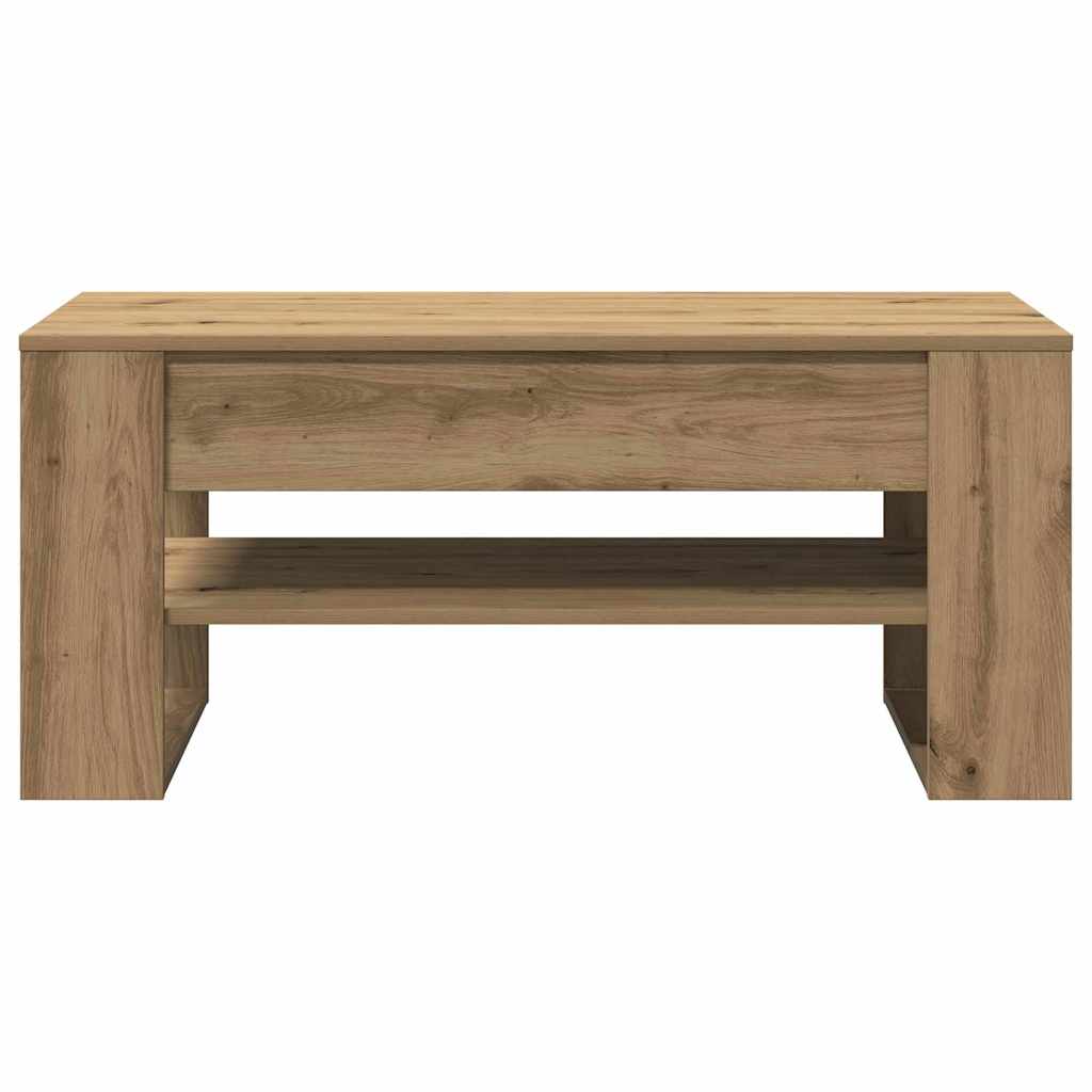 Kaffebord Artisan Eik 102 x 55 x 45 cm Konstruert tre