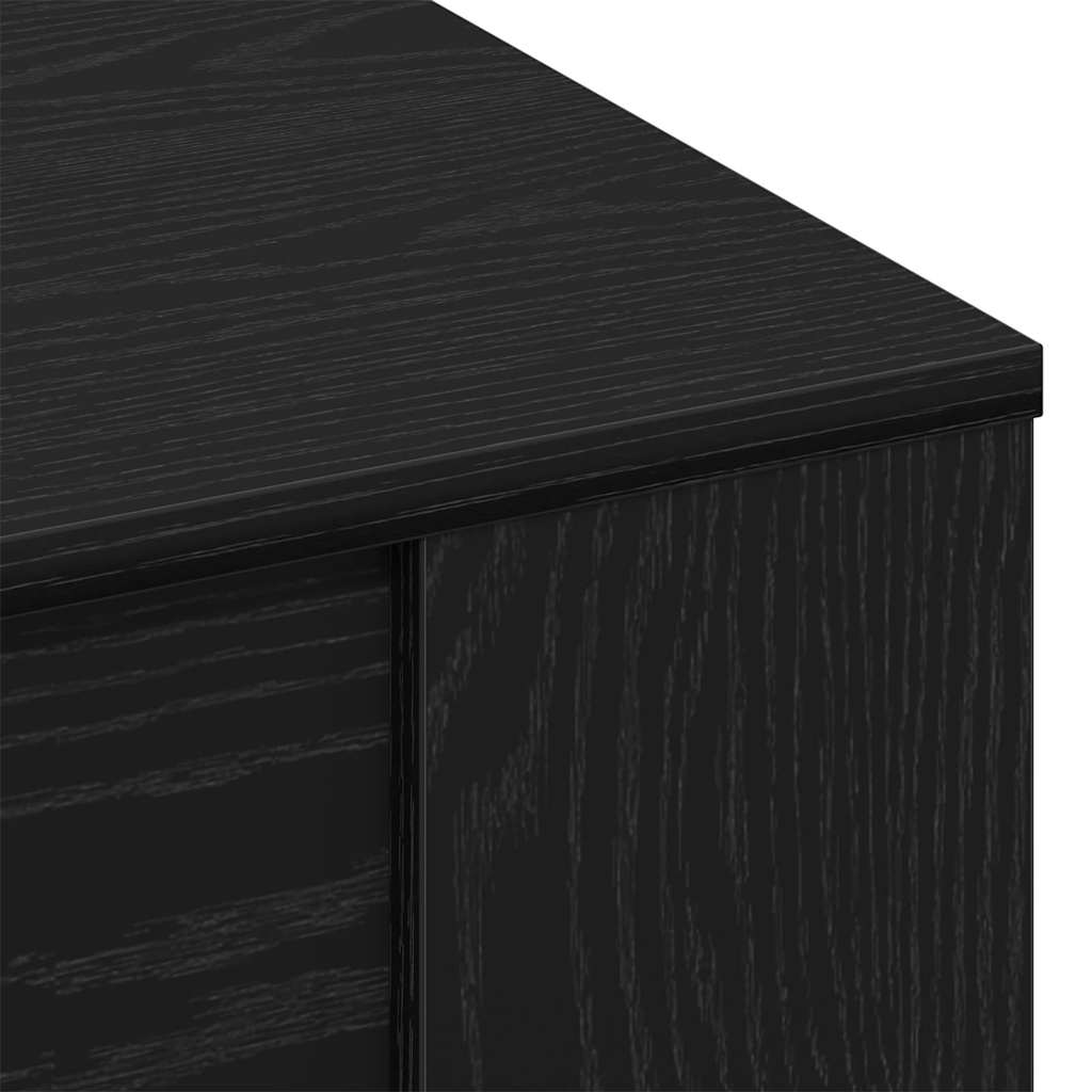 Kaffebord Svart Eik 102 x 55 x 45 cm Konstruert tre