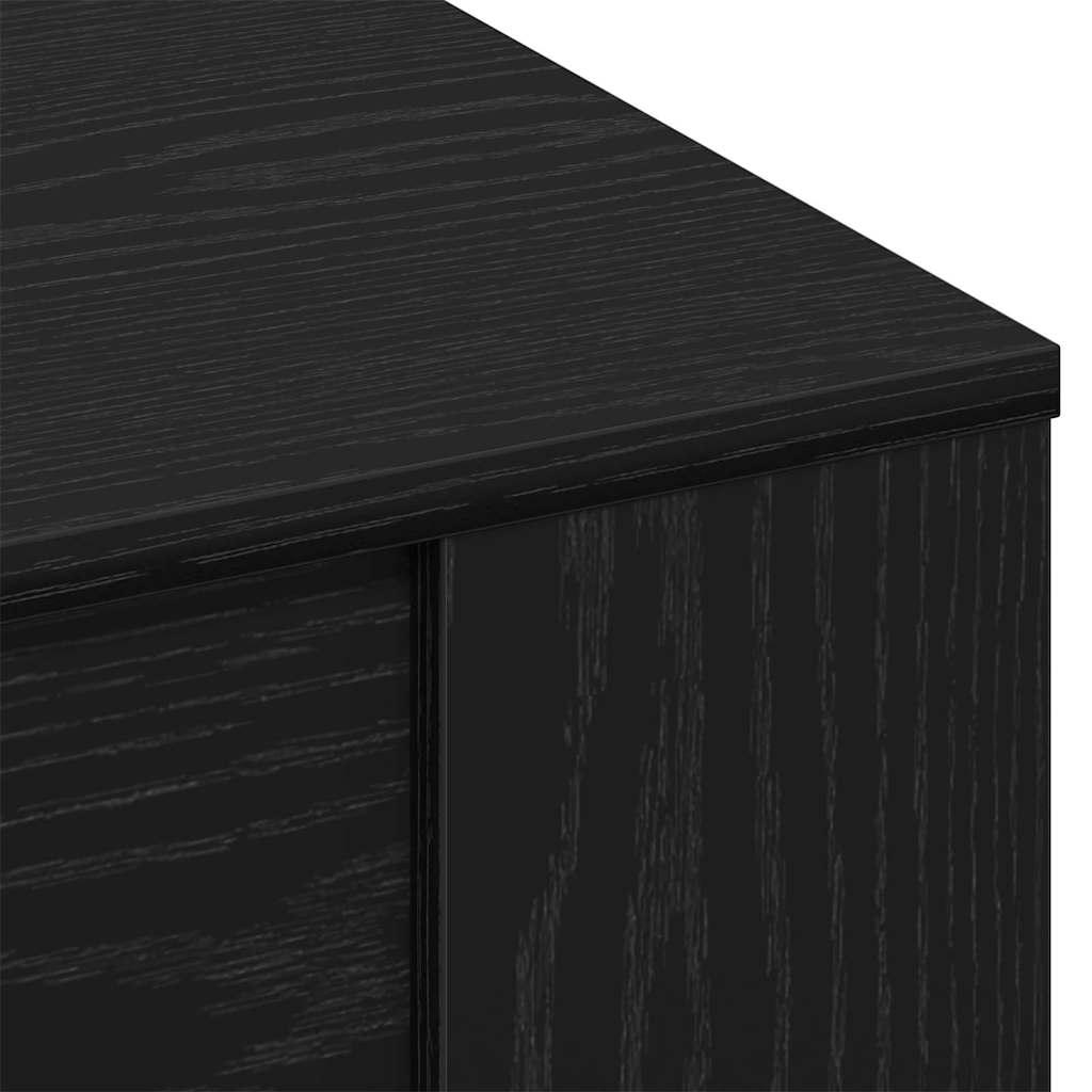 Kaffebord Svart Eik 55,5 x 55 x 45 cm Konstruert tre