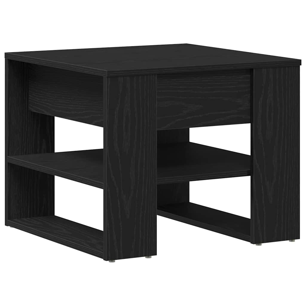 Kaffebord Svart Eik 55,5 x 55 x 45 cm Konstruert tre