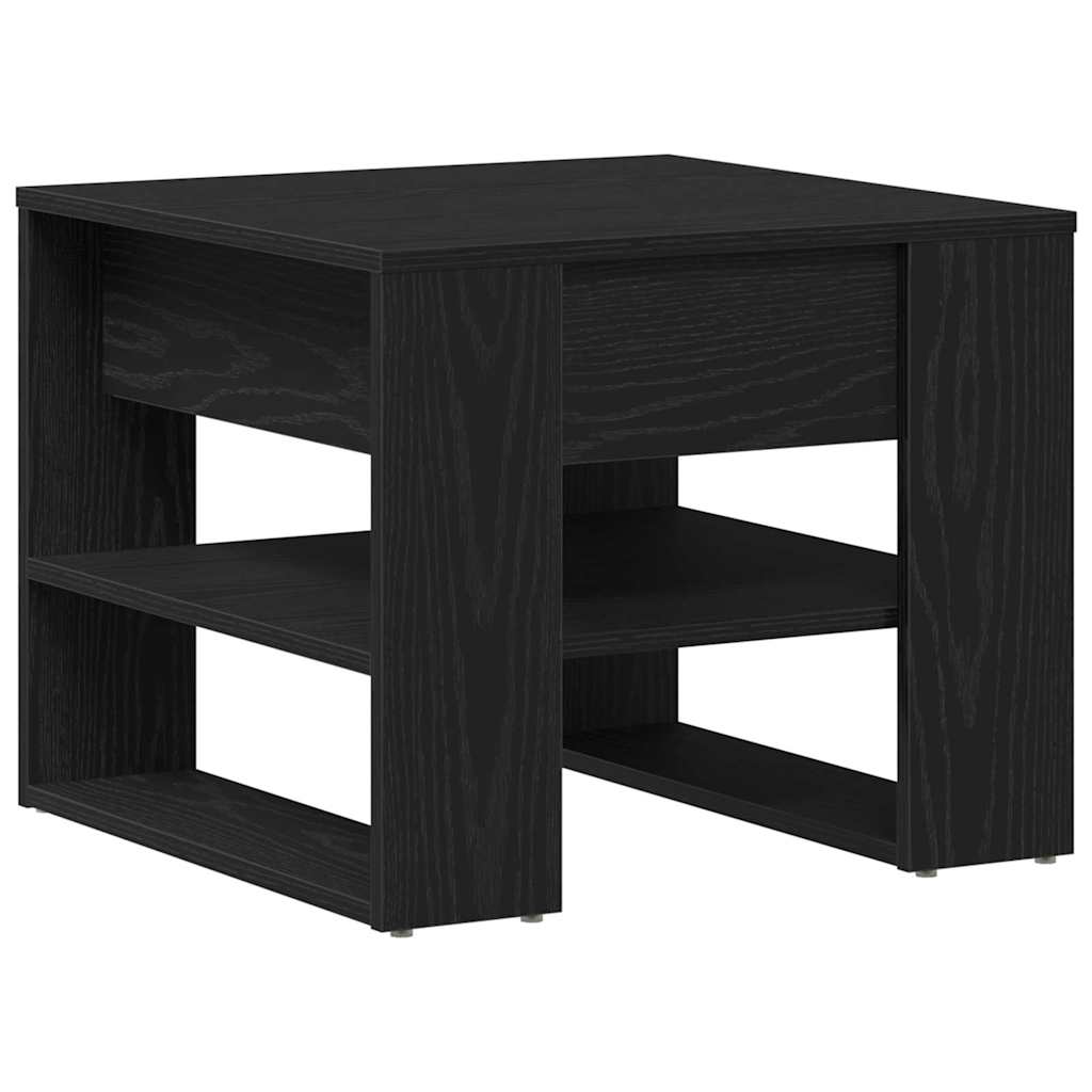 Kaffebord Svart Eik 55,5 x 55 x 45 cm Konstruert tre