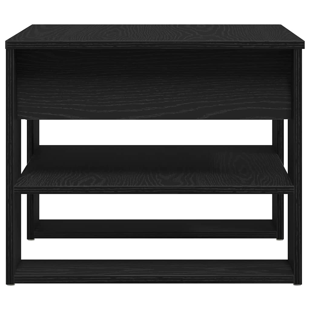 Kaffebord Svart Eik 55,5 x 55 x 45 cm Konstruert tre