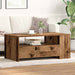 Kaffebord med skuff Gamle tre 102 x 55 x 43,5 cm Konstruert tre