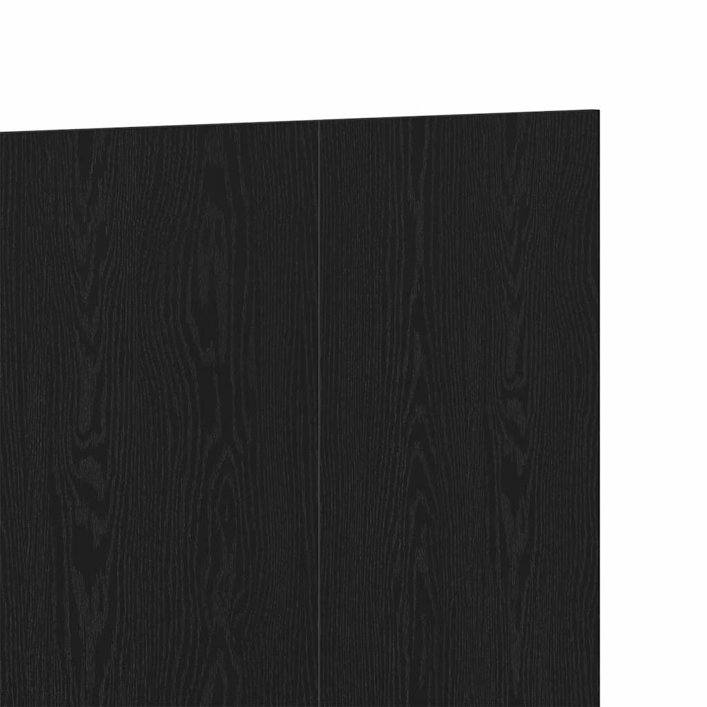 Seng Hodegjerde Svart Eik 160 x 1.5 x 80.5 cm Konstruert tre