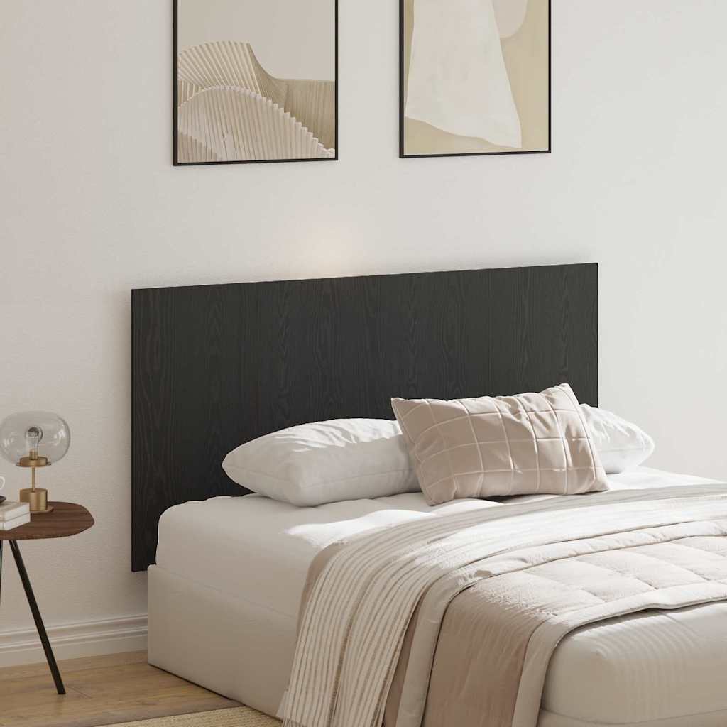 Seng Hodegjerde Svart Eik 160 x 1.5 x 80.5 cm Konstruert tre