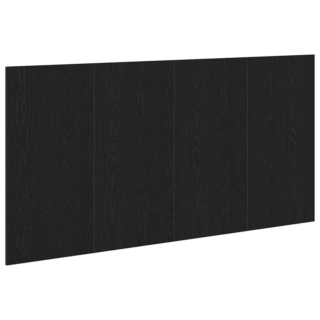 Seng Hodegjerde Svart Eik 160 x 1.5 x 80.5 cm Konstruert tre