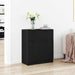Serviesskap Svart Eik 60 x 30 x 70 cm Konstruert tre