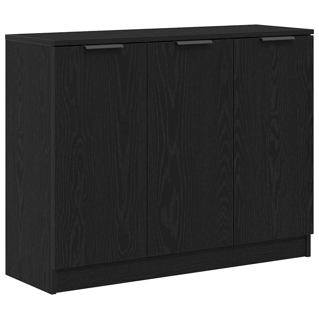 Serviesskap Svart Eik 90,5 x 30 x 70 cm Konstruert tre