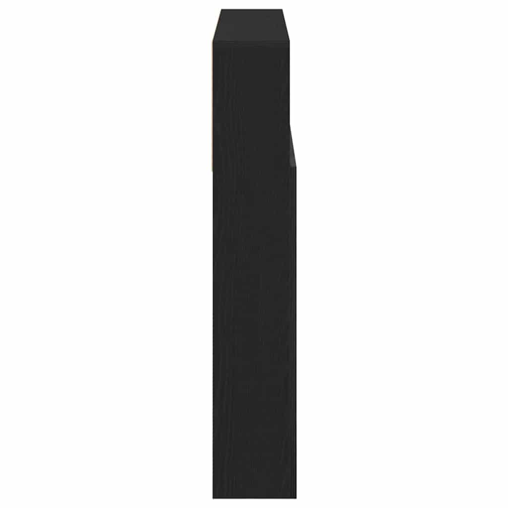 Hodegavlskap Svart Eik 140 x 19 x 103,5 cm Konstruert tre