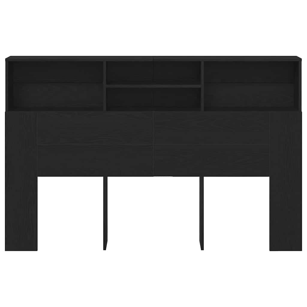 Hodegavlskap Svart Eik 160 x 19 x 103,5 cm Konstruert tre