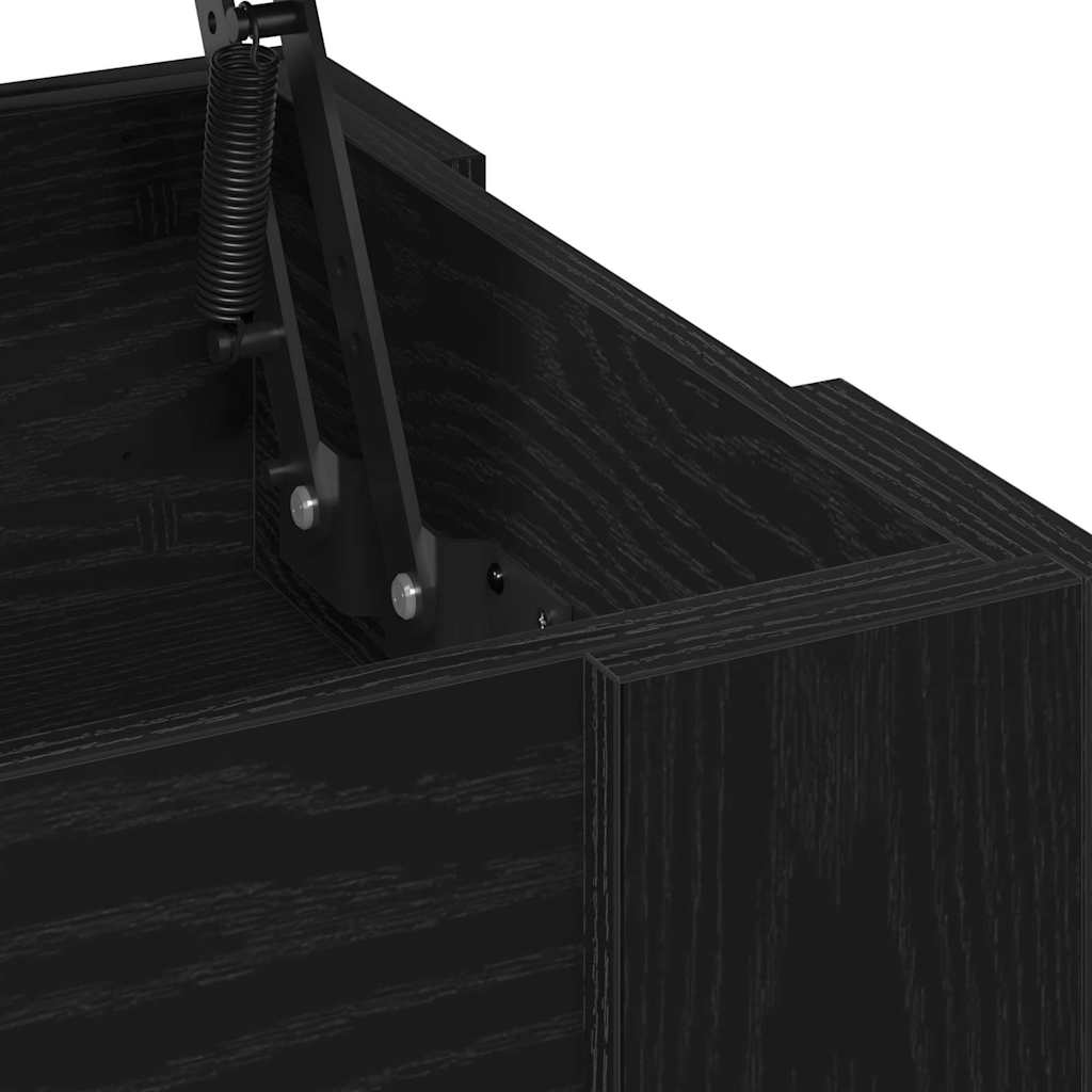 Kaffebord Svart Eik 79 x 49 x 41 cm Konstruert tre
