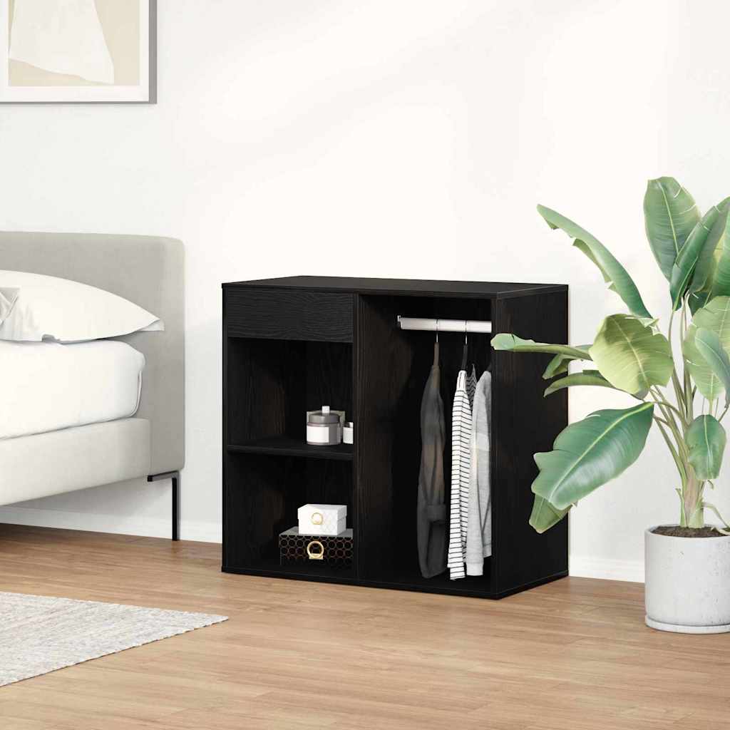 Kosmetisk skap Svart Eik 80 x 40 x 75 cm Konstruert tre