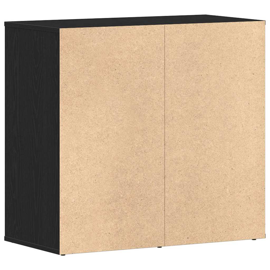 Kosmetisk skap Svart Eik 80 x 40 x 75 cm Konstruert tre