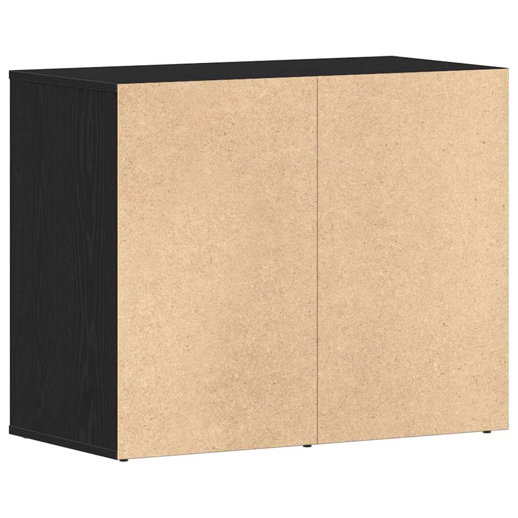 Kosmetisk skap Svart Eik 80 x 40 x 65 cm Konstruert tre