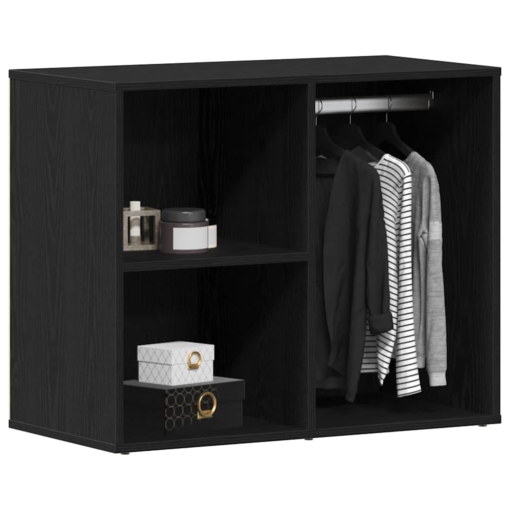 Kosmetisk skap Svart Eik 80 x 40 x 65 cm Konstruert tre