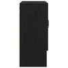 Veggskap Svart eik 60 x 30 x 70 cm Konstruert tre