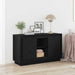 Serviesskap Svart Eik 102 x 35 x 60 cm Konstruert tre