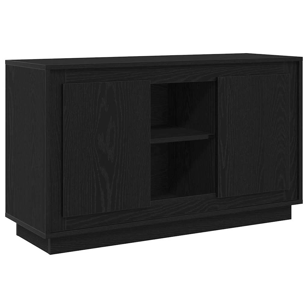 Serviesskap Svart Eik 102 x 35 x 60 cm Konstruert tre