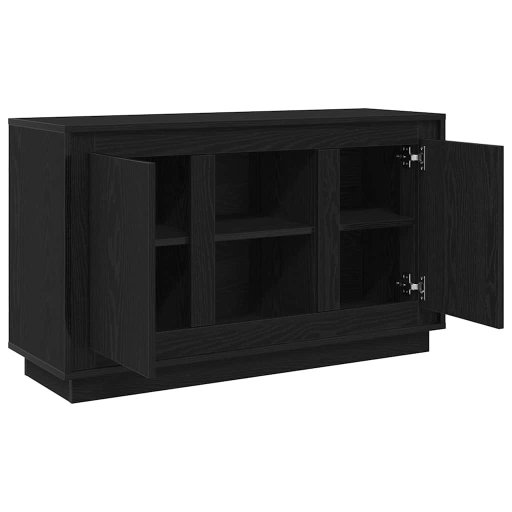 Serviesskap Svart Eik 102 x 35 x 60 cm Konstruert tre