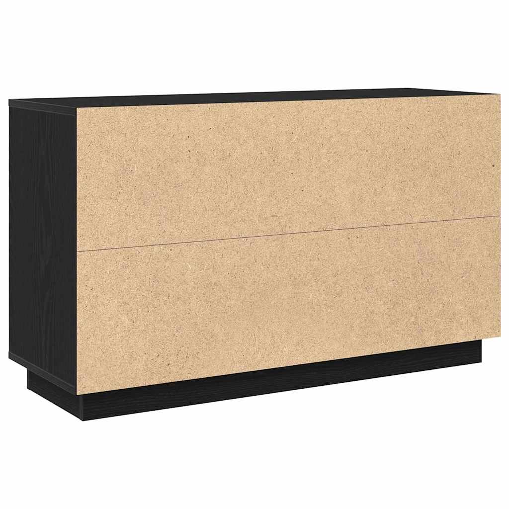 Serviesskap Svart Eik 102 x 35 x 60 cm Konstruert tre