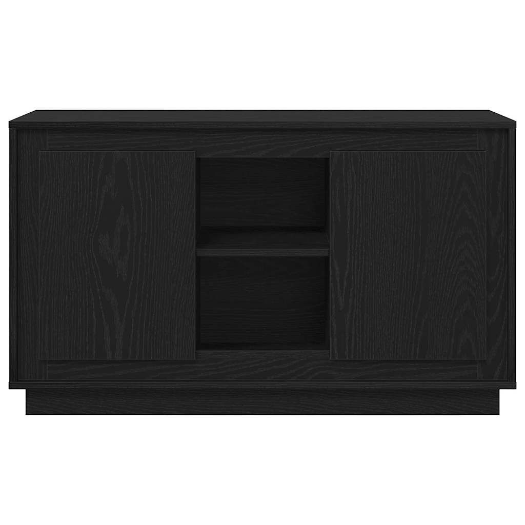 Serviesskap Svart Eik 102 x 35 x 60 cm Konstruert tre