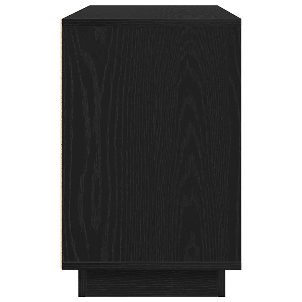 Serviesskap Svart Eik 102 x 35 x 55 cm Konstruert tre