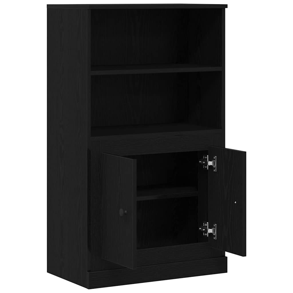 Høybord Svart Eik 60 x 35.5 x 103.5 cm Konstruert tre