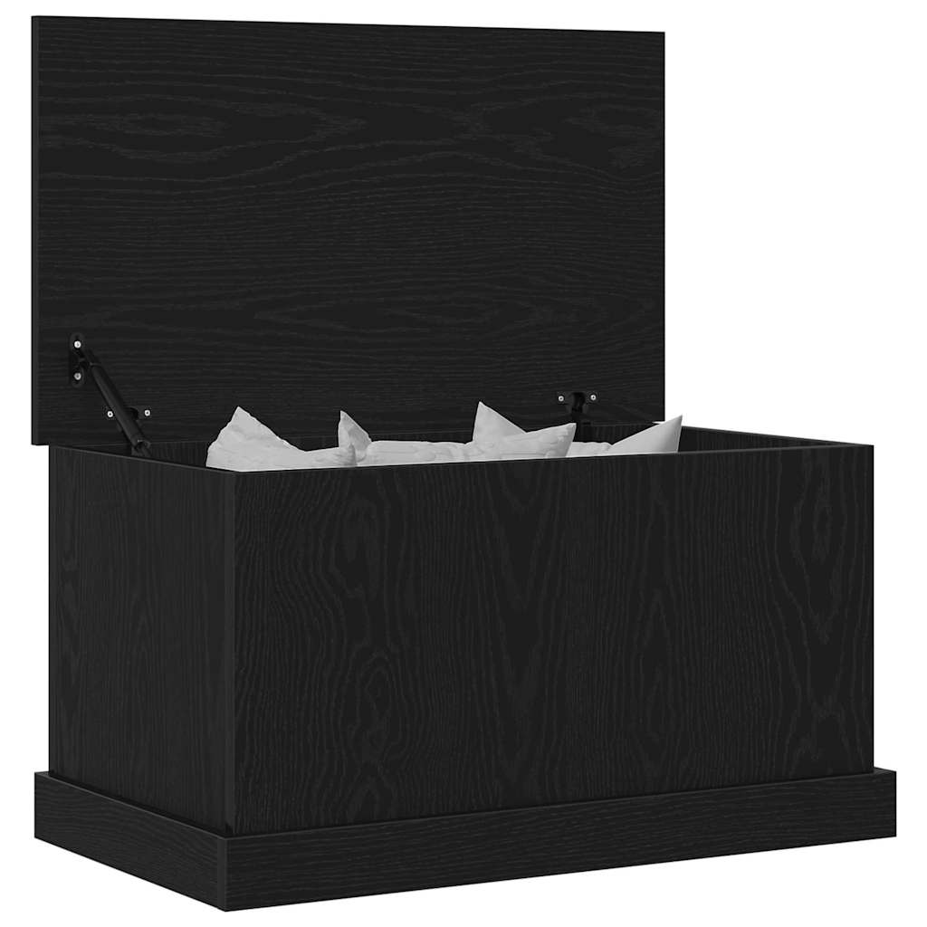 Lagringsboks Svart eik 70 x 40 x 38 cm Konstruert tre