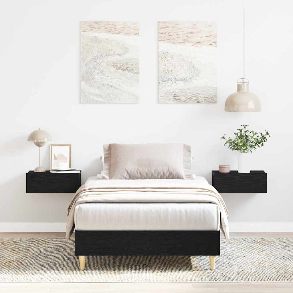 Sengestamme Svart eik 90 x 190 cm Konstruert tre