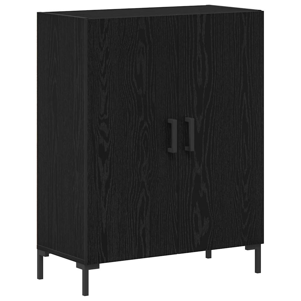 Serviesskap Svart Eik 69,5 x 34 x 90 cm Konstruert tre