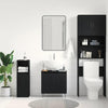 Sink Cabinet med dør Svart Eik 58 x 33 x 60 cm Konstruert tre