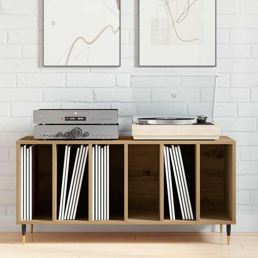 Plateskap med hylle artisan eik 100 x 38 x 48 cm Konstruert tre