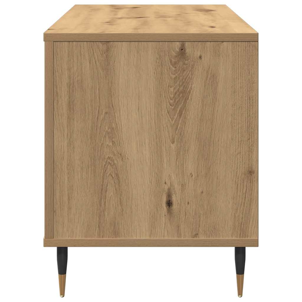 Plateskap med hylle artisan eik 100 x 38 x 48 cm Konstruert tre