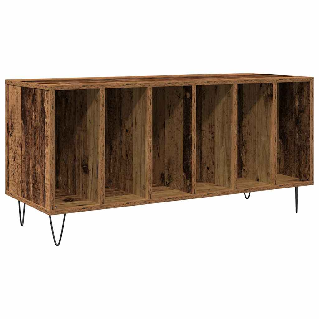 Plateskap med hylle Gammelt tre 100 x 38 x 48 cm Konstruert tre