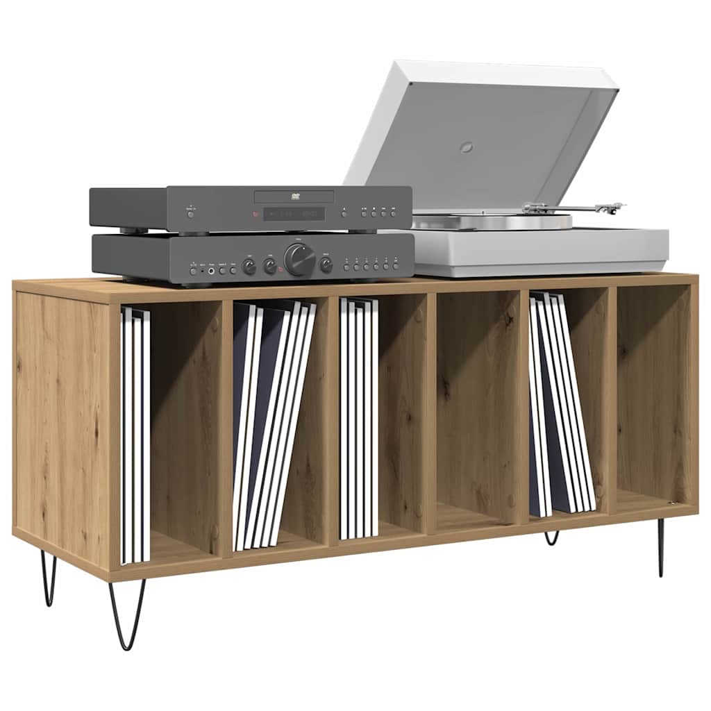 Plateskap med hylle artisan eik 100 x 38 x 48 cm Konstruert tre