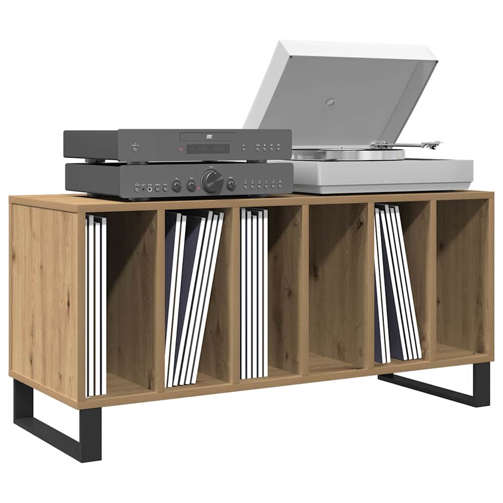 Plateskap med hylle artisan eik 100 x 38 x 48 cm Konstruert tre