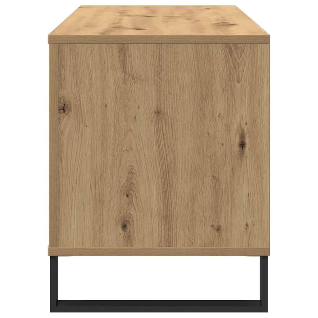 Plateskap med hylle artisan eik 100 x 38 x 48 cm Konstruert tre