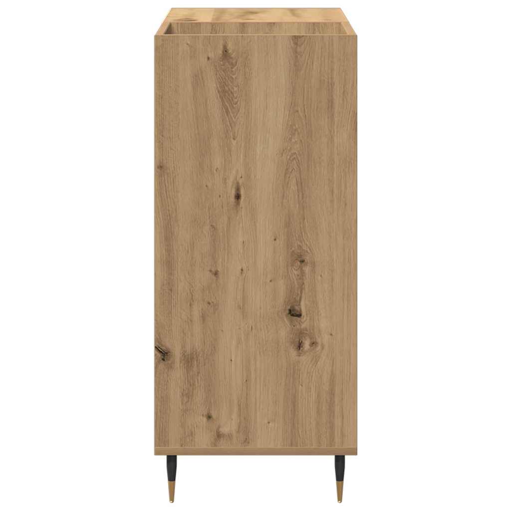 Plateskap med hylle artisan eik 85 x 38 x 89 cm Konstruert tre