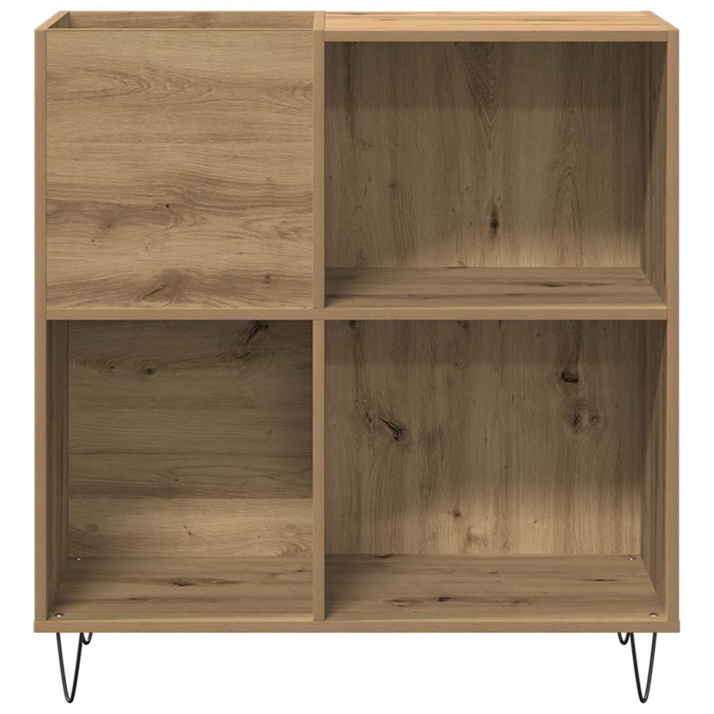 Plateskap med hylle artisan eik 85 x 38 x 89 cm Konstruert tre