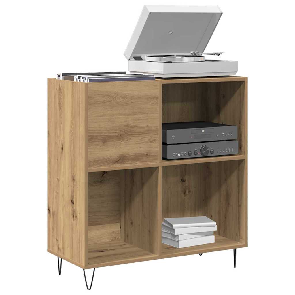 Plateskap med hylle artisan eik 85 x 38 x 89 cm Konstruert tre